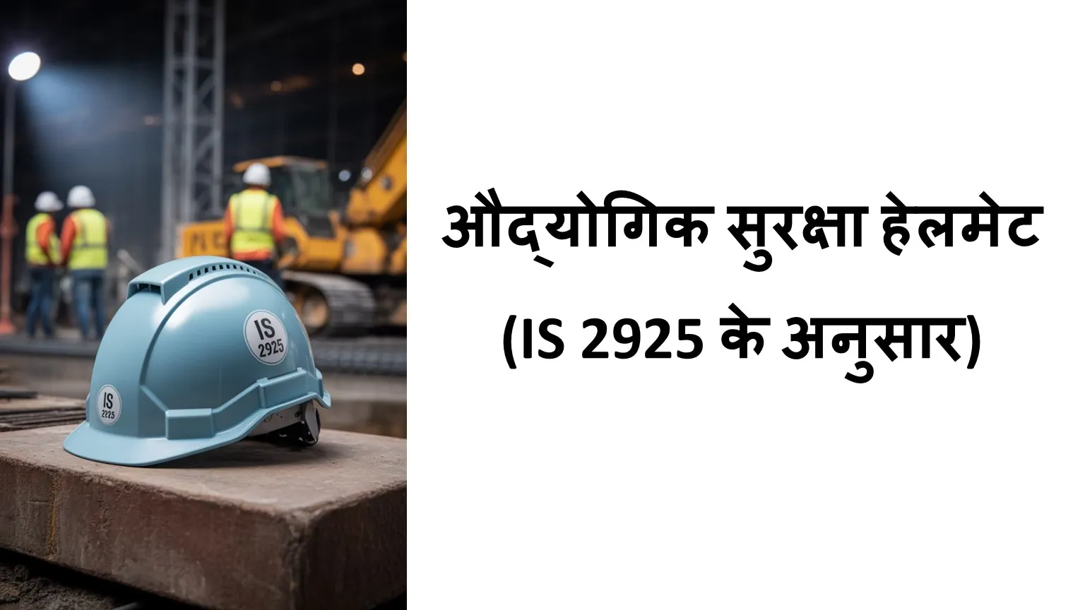 Industrial Safety Helmet (As per IS 2925)