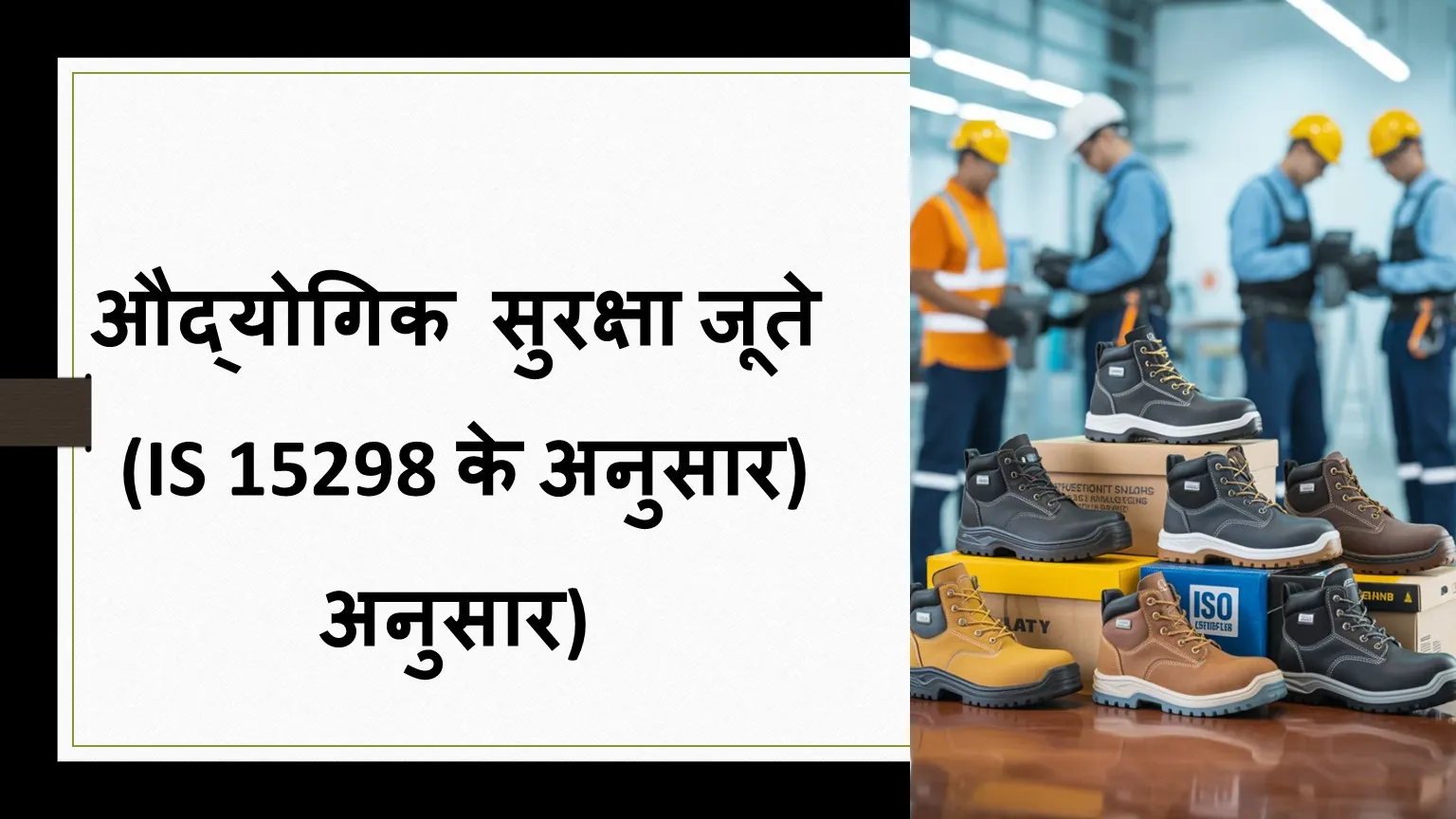 Industrial Safety Shoes (As per IS 15298)